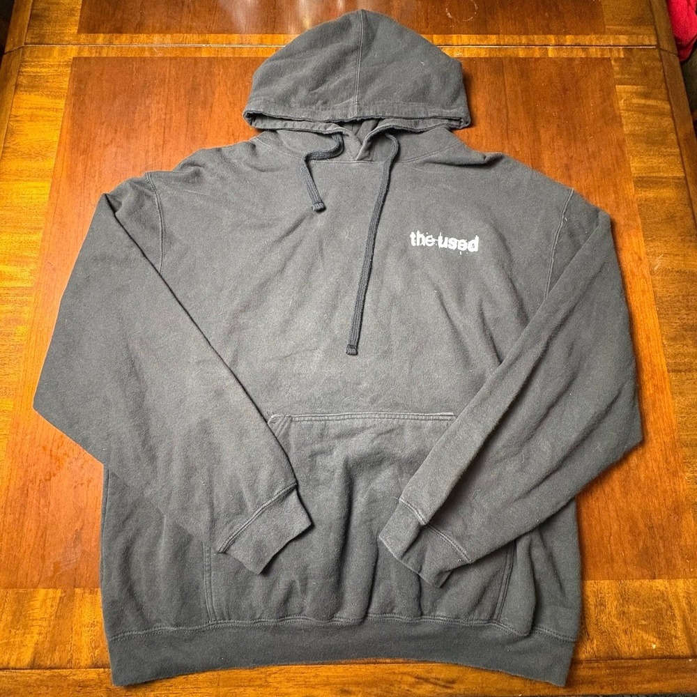 The Used Black Pullover Hoodie Stingray Graphic Emo Post-Hardcore 24x27